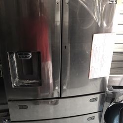 Samsung French Door Refrigerator Black Steel 