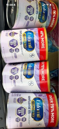 Enfamil 4 Jumbo Cans