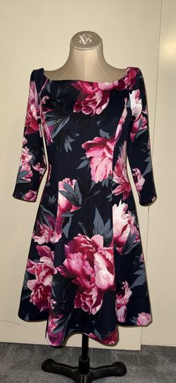 Women’s like New Vince Camuto floral print summer dress (size 10)
