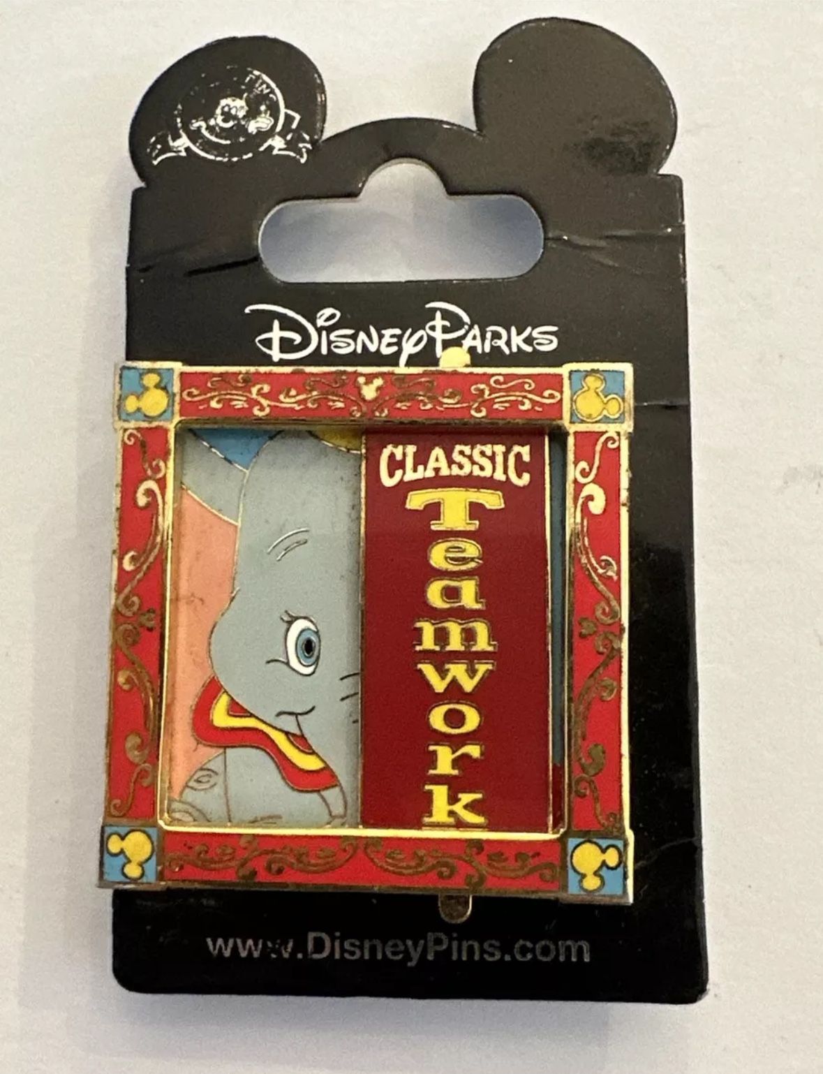 Disney Teamwork Dumbo/Timothy Cast Exclusive Slider Pin