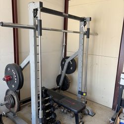 Smith Rack And Weights