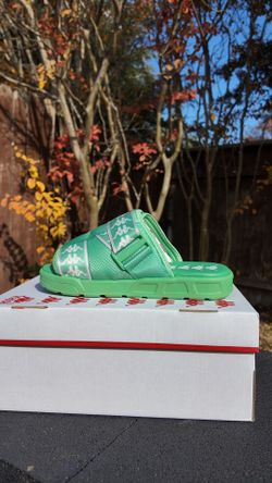 Kappa Banda Mitel Slides Mint Green