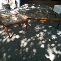 COFFEE TABLE. & END TABLES