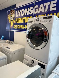 Stackable nice washer and dryer
