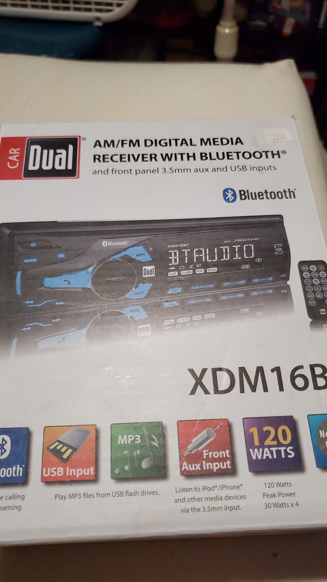 Media receiver with bluetooth