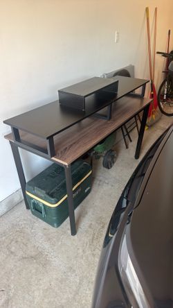 Table, tv stand extension and computer monitor table
