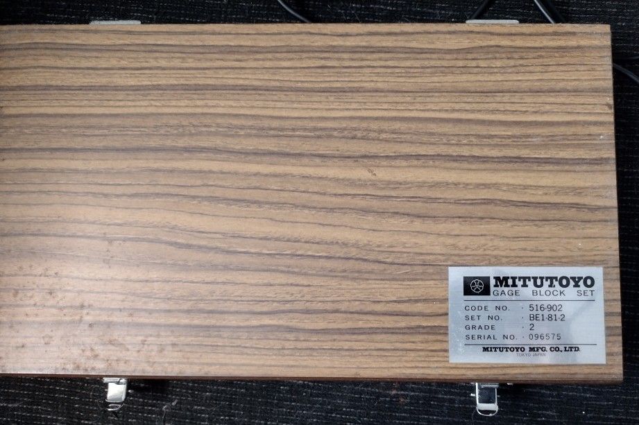 Mitutoyo Gage Block Set