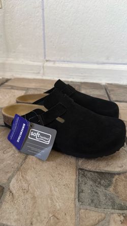 Black Birkenstock clogs