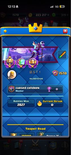 10k Clash Royale Account
