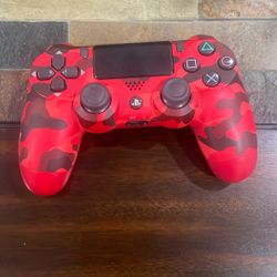 Red PS4 Controller 