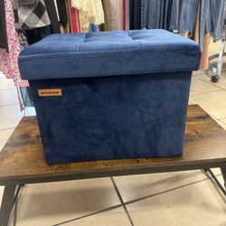 Storage Ottoman, Foldable Small Ottoman Foot Rest