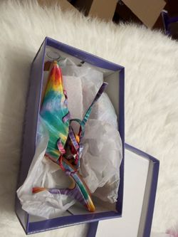 Size 8 multicolored heels
