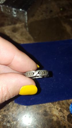 Real silver ring size 6.5 or 7