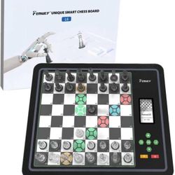New-Electronic Chess Set, Computer Chess Game, Electronic Chess Set Game, Chess Sets Games Lovers, for Beginners Great Partner for Play and Practice