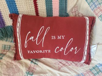 Fall pillow