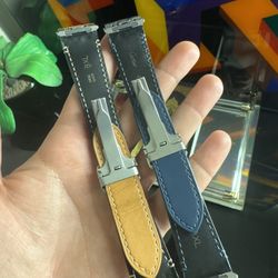 Cartier Santos 40 Mm Quick Release leather Straps 