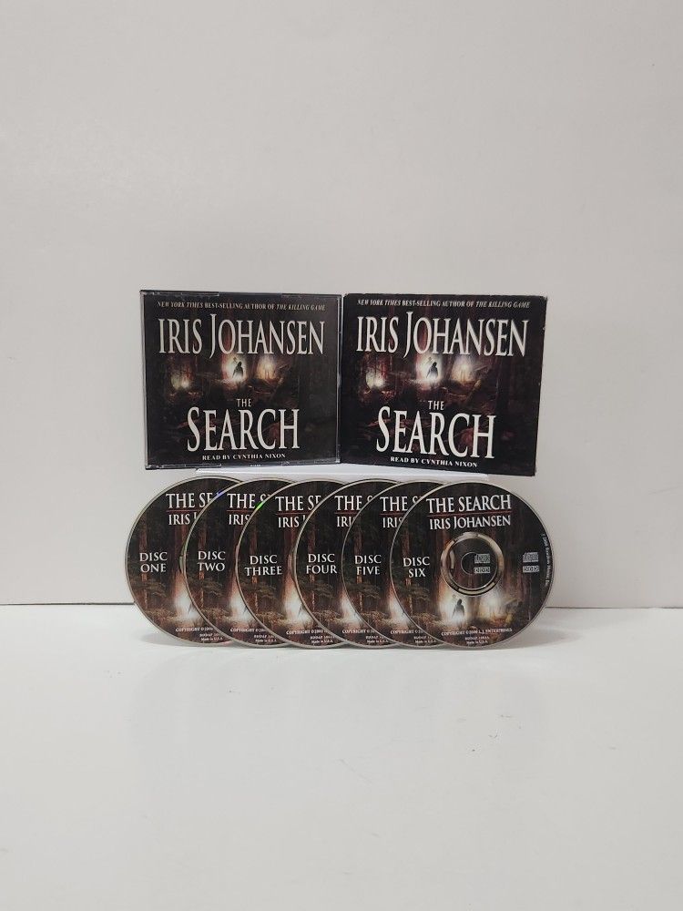 The Search Audio Book By Iris Johansen Read By Cynthia Nixon 6 Disc Set