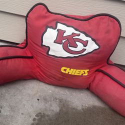 Chiefs Bed rest Pillow With Arm Rests