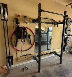 PRX Fold-In Murphy Rack + Complete Weight Set & Accessories