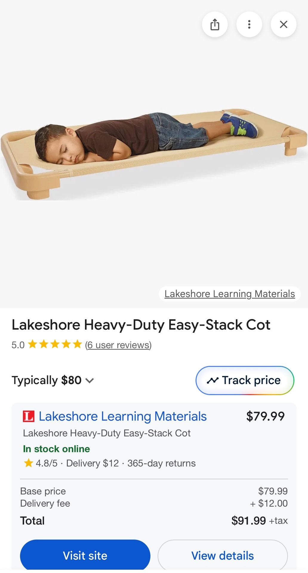 NEW LAKESHORE COTS