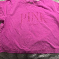 Pink crop top  