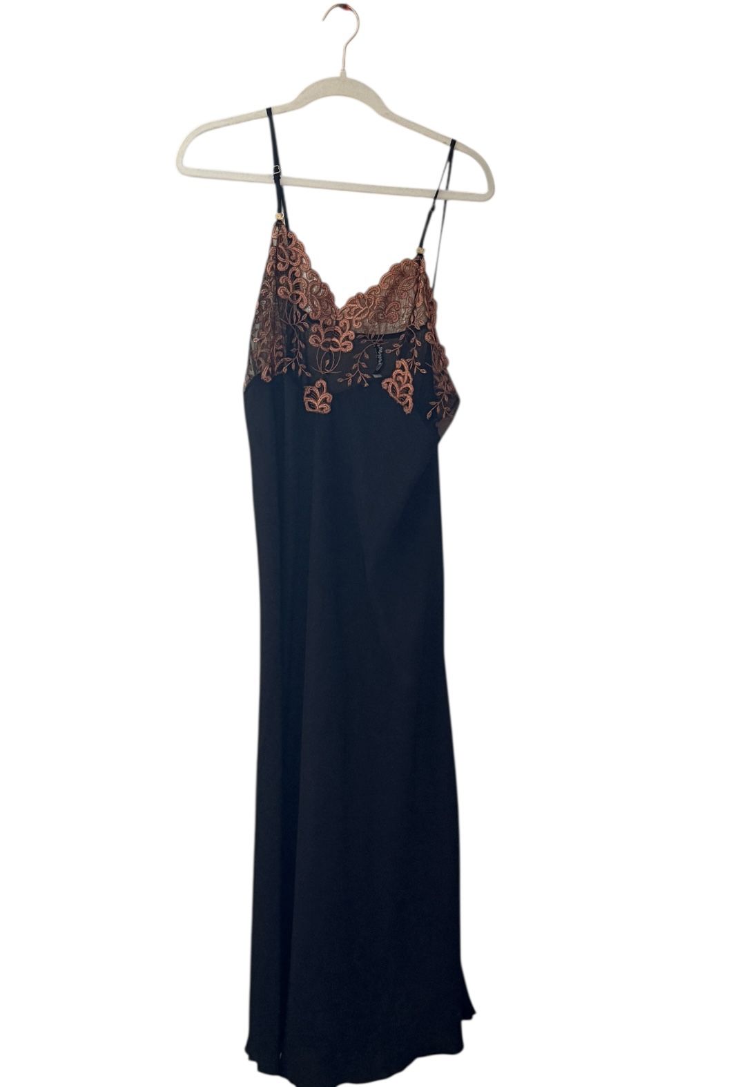 Black Long Lingerie Dress