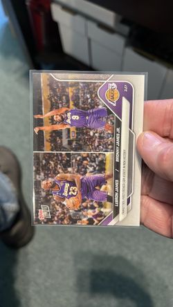 2026 Topps now LeBron James/Bronny James card