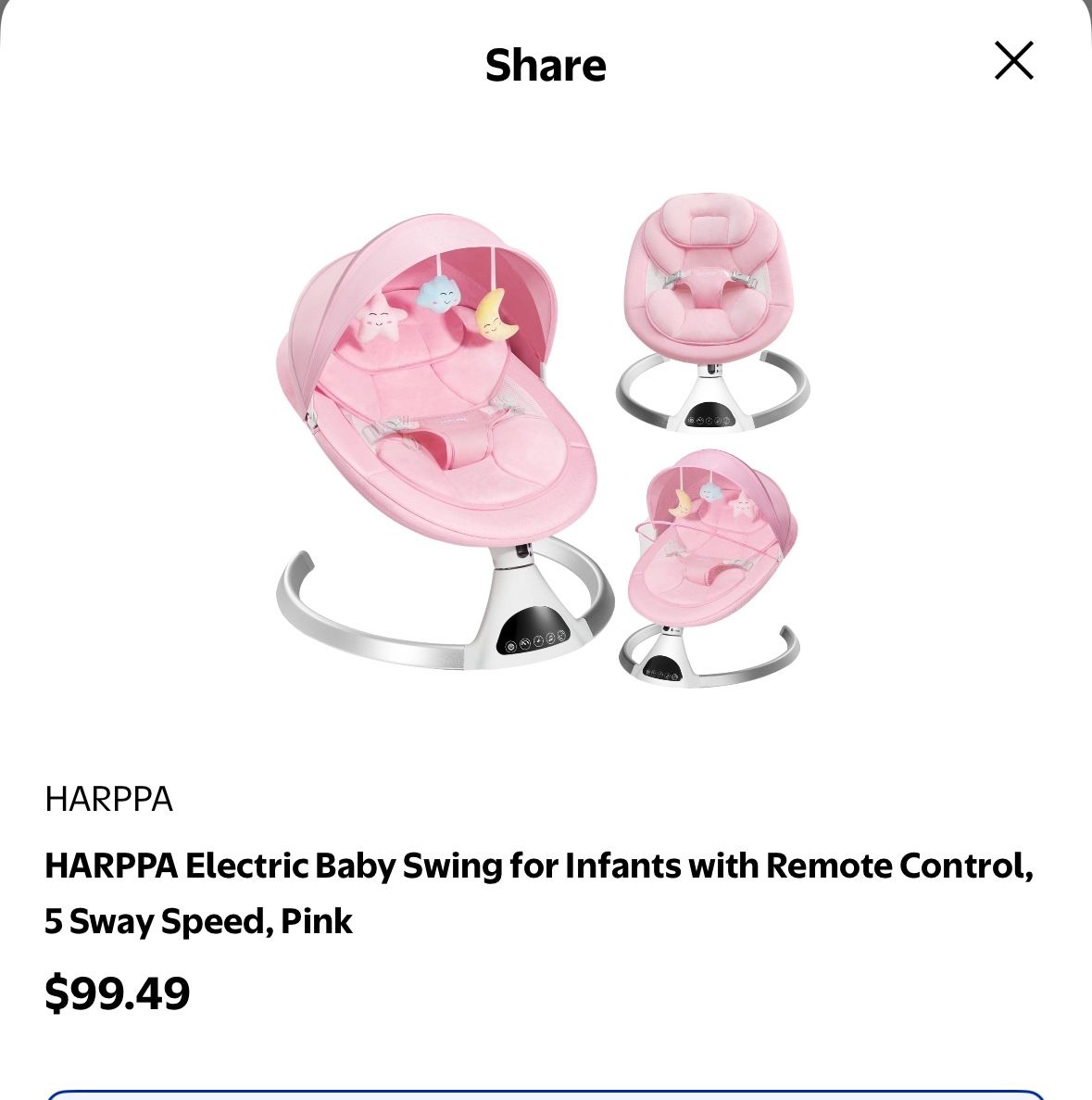 harppa baby swing 