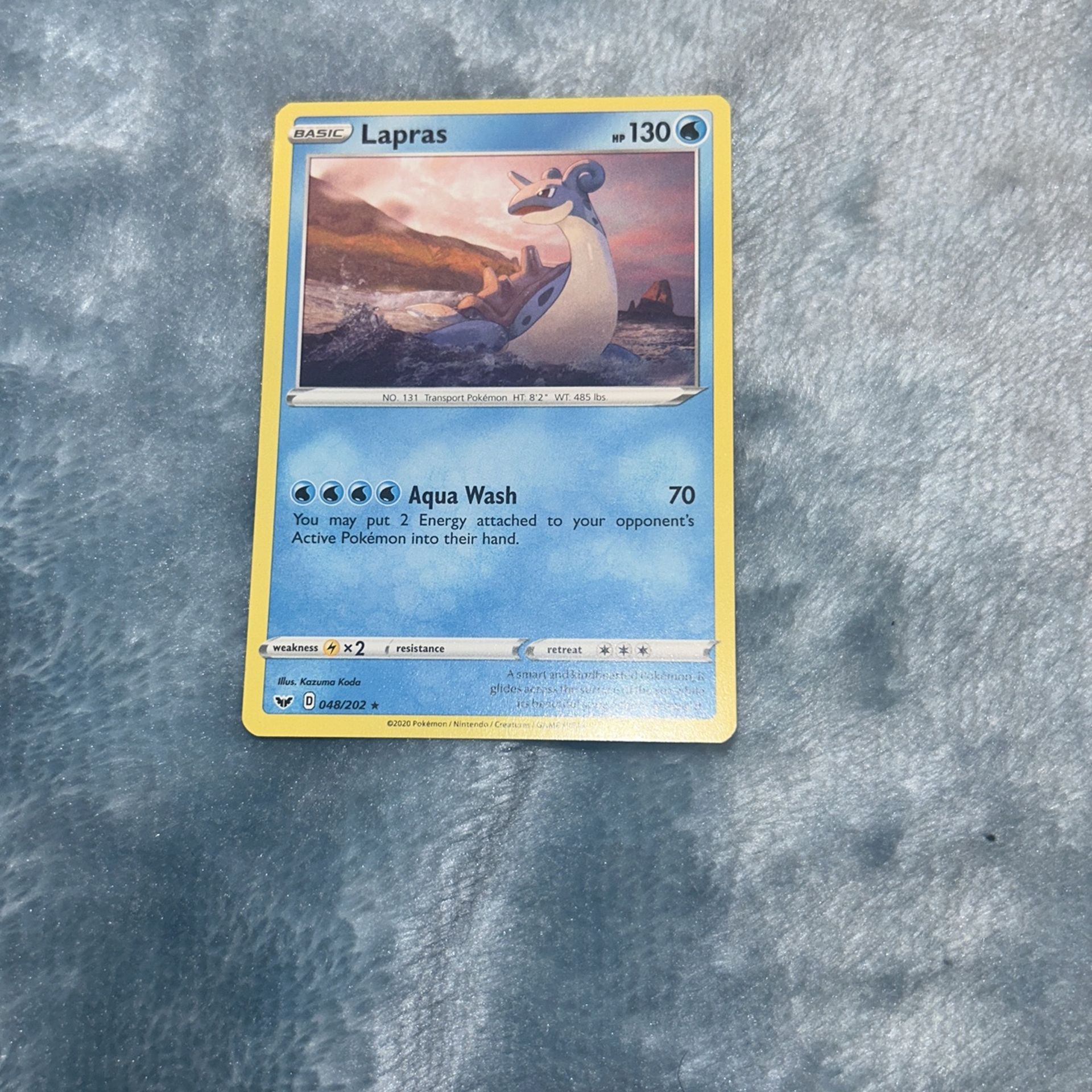 Lapras Pokémon Card