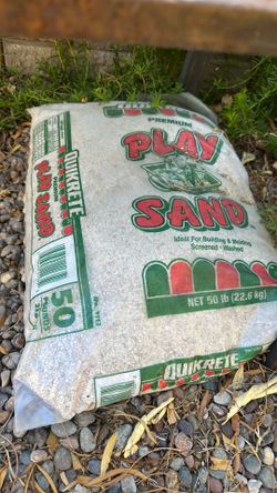 Play sand free 2 unopened bag and one opened