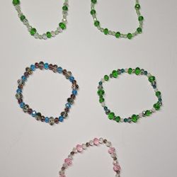 5 Women's Bracelets Real Not Plastic