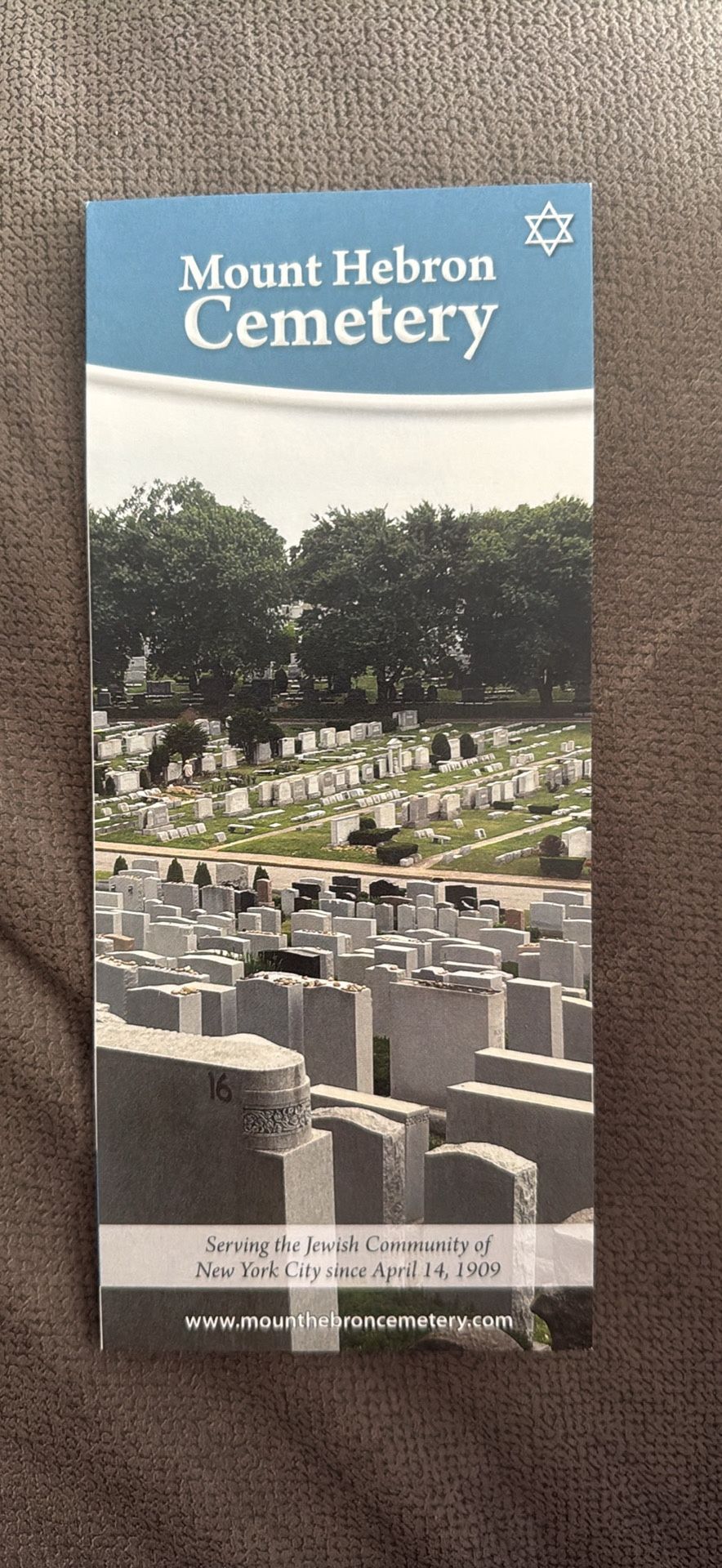 Burial Plot On Mount Hebron Jewish Cemetery In Queens 