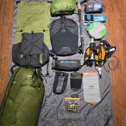 Starter/Intermediate Camping Bundle – $400 for everything (not separating)