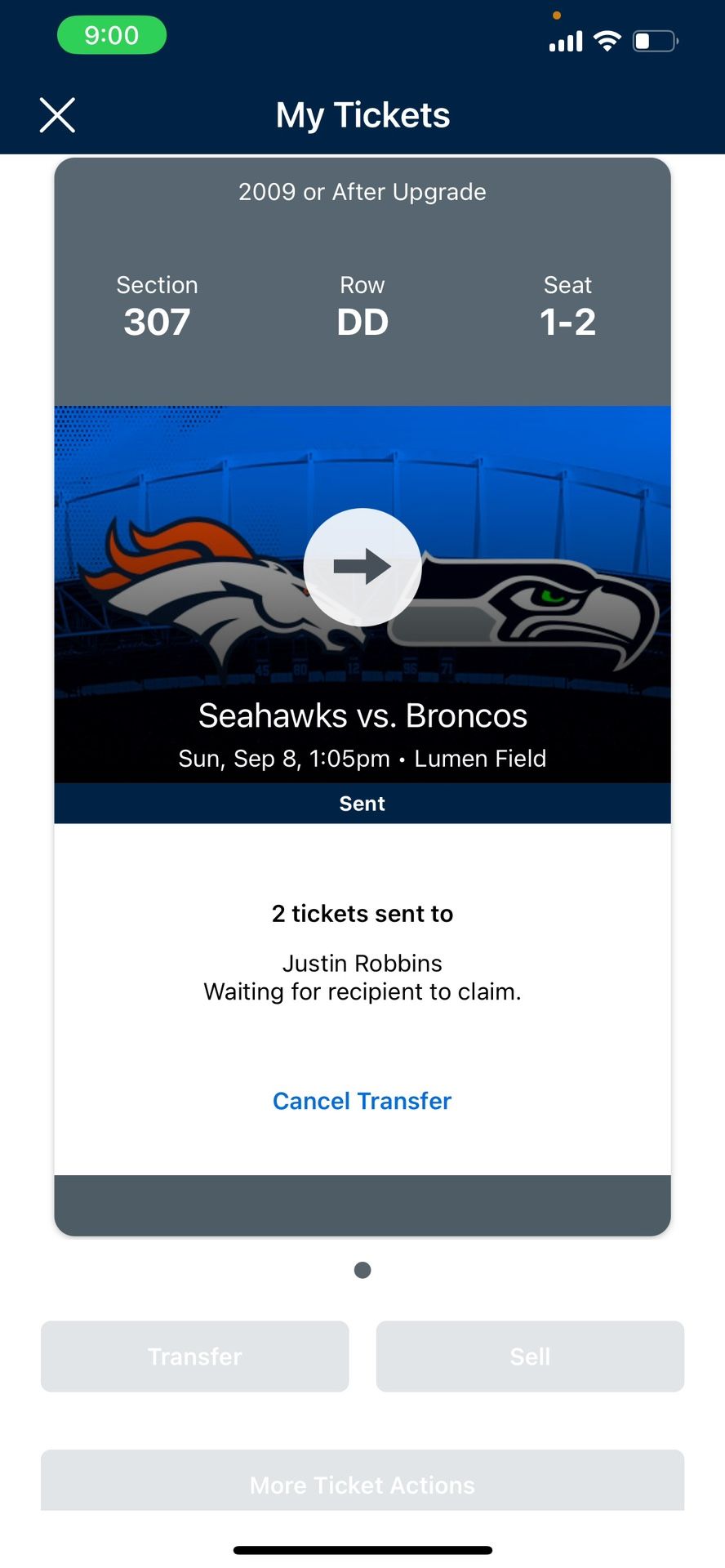 Seahawks Tickets