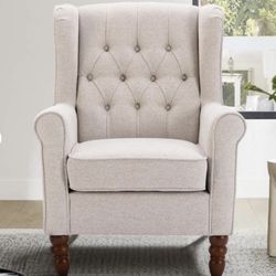 Button Tufted Wingback Accent Chair