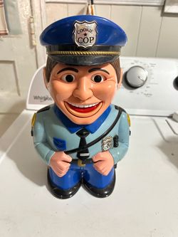 Cookie Cop Ceramic Cookie Jar