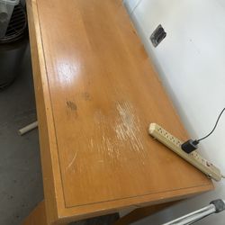 Solid Wood Table 24”WX64”L X32H