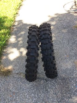 Motorcycle off road dirt tires