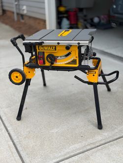 15 Amp Corded 10 in. Job Site Table Saw with Rolling Stand