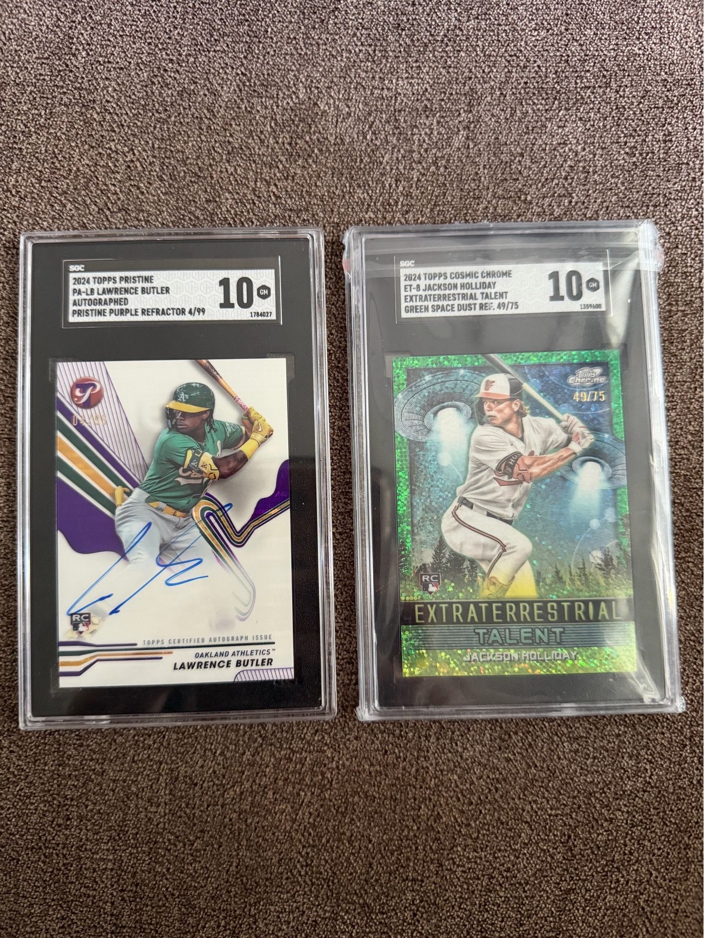 Baseball Slabs Gem MT 10s