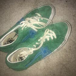 GOLF Le FLEUR Green Mens Converse 