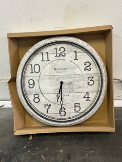 Large Farmhouse Clock