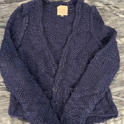 Chaser sweater cardigan  Blue Size S By Chaser