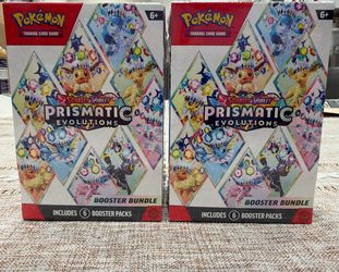 Pokémon Scarlet & Violet Prismatic Evolutions Booster Bundle