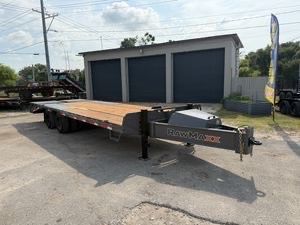 Rawmaxx 8.5 x 25 Pintle Flatbed Trailer 20k