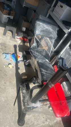 Weider Pro 265 Standard Bench.  No plastic weights