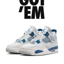 Jordan 4 Retro Military Blue  