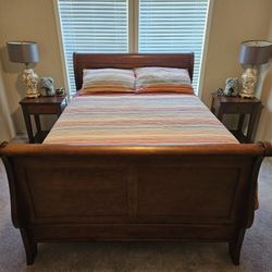 Bed & End Table Set 5pc Or Sold Seperately
