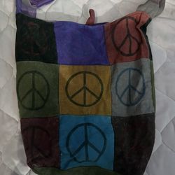 Peace sign bag 