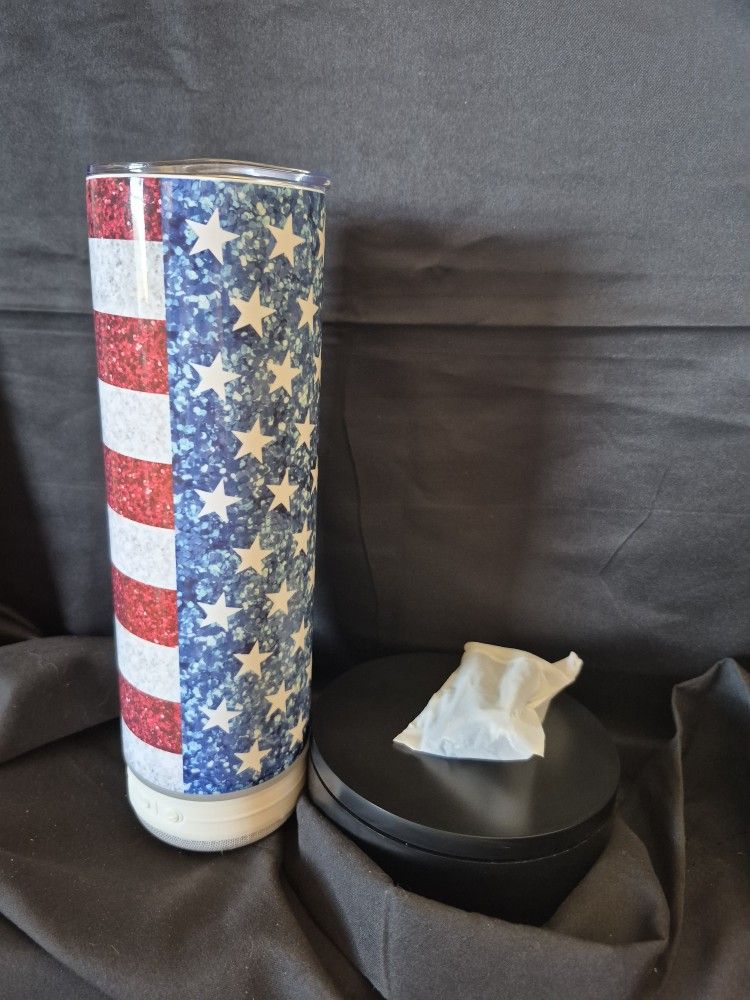 Stainless Steel 20oz Tumbler With Detachable Bluetooth Speaker